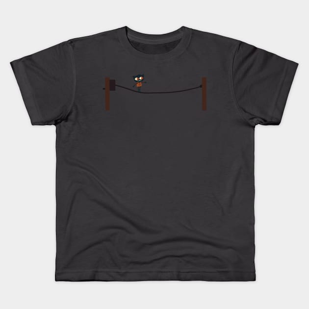 NITW Powerlines Kids T-Shirt by Tabletop Adventurer